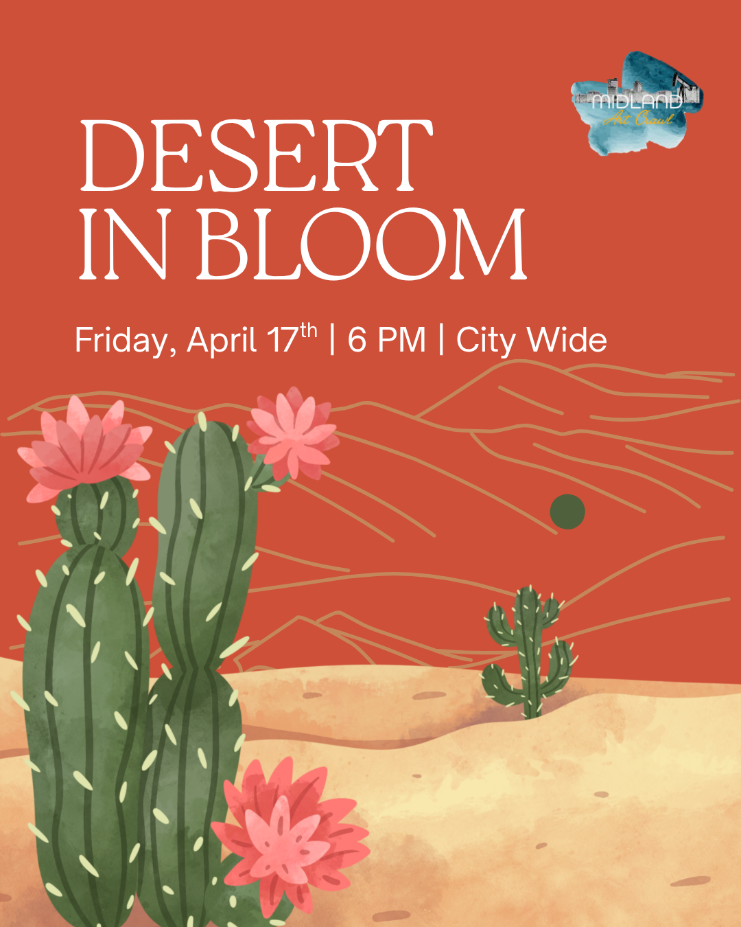 desert in bloom midland art crawl